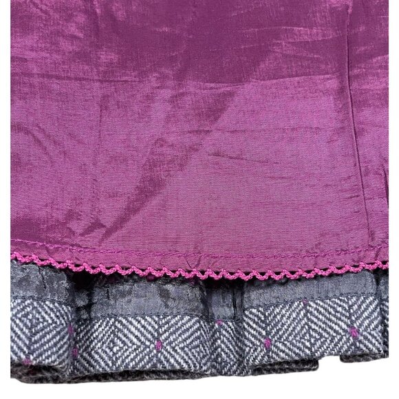 Odille by Anthropologie Tweed Pleated Skirt (Size 4) - Picture 8 of 8